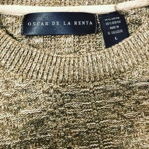 Oscar de la renta men’s sweater large